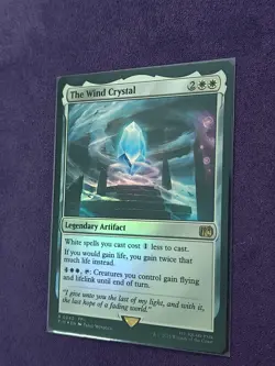 MTG The Wind Crystal Final Fantasy Foil R 0043 Magic The Gathering FIN - Image 2