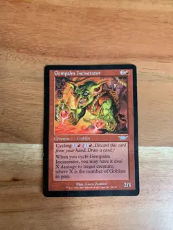 x1 MTG Gempalm Incinerator HP Legions LGN Magic the Gathering - Image 1