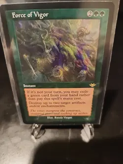 Force of Vigor (Retro Frame) (Foil Etched) Modern Horizons Foil - Image 2