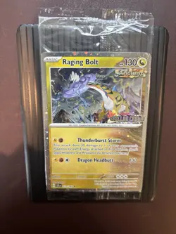 SEALED Pokemon 2024 Stellar Crown Raging Bolt 111/142 English (Stamped Promo) - Image 1
