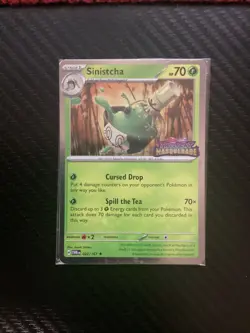 Sinistcha - 022/167 - Twilight Masquerade - SEALED Promo | Pokemon TCG | NM - Image 1