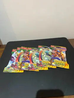 Pokemon TCG Roaring Skies Sleeved Booster Packs x 7 - Image 1