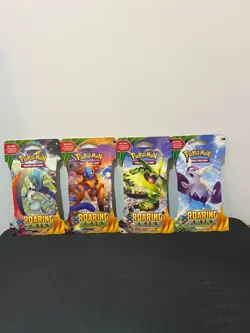 Pokemon TCG Roaring Skies Sleeved Booster Packs x 7 - Image 3
