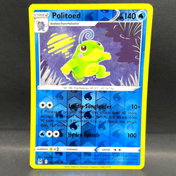 2022 POKEMON LOST ORIGIN POLITOED 032/196 REVERSE HOLO (RARE) - Image 1