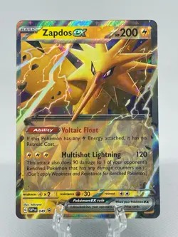 Pokemon TCG Zapdos ex SVP Black Star Promos SVP049 Regular Promo - Image 1