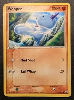 Pokemon TCG Wooper EX Unseen Forces 79/115 Regular Common - Image 1
