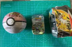 2022 Pokemon TCG Pink Heart Love Poke Ball Tin J21 - New Factory Sealed Bundle! - Image 2
