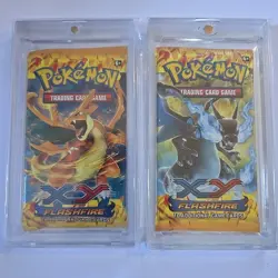 2 Pokemon XY Flashfire Booster Pack - Factory SEALED! Charizard Artwork - Image 1