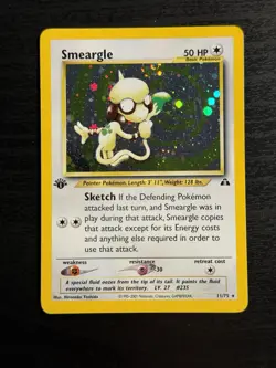 Pokemon Smeargle (NM) Neo Discovery 1st edition Holo Rare 11/75 - Image 3