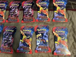 Pokemon TCG Destined Rivals Booster Hanger Packs New Sealed- Lot Of 12 - Image 2