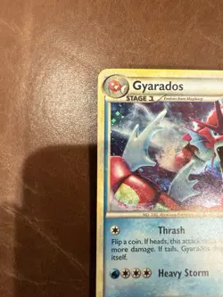 Gyarados (Red) 123/123 Shiny Pokemon TCG HeartGold SoulSilver Holo Rare USED - Image 5