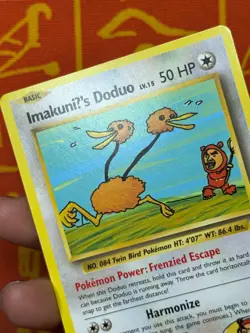 POKEMON TCG IMAKUNIU'S DODUO 112/108 NON HOLO RARE NEAR MINT EVOLUTIONS - Image 3