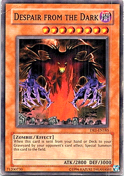 Despair From The Dark DR1-EN185 Yu-Gi-Oh! Heavy Play Unlimited - Image 1
