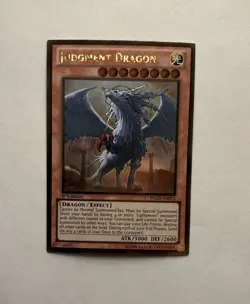 Judgment Dragon - PGLD-EN072 - Gold Rare 1st Edition PL Yugioh Premium Gold - Image 2
