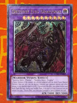 YUGIOH DESTINY END DRAGOON ULTIMATE RARE NEAR MINT LODT-EN042 2024 PRINT - Image 1