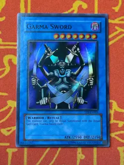 YUGIOH GARMA SWORD SUPER RARE EXCELLENT TP8-EN005 - Image 1