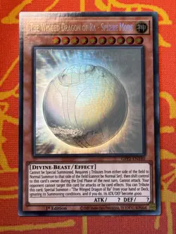 YUGIOH THE WINGED DRAGON OF RA - SPHERE MODE GHOST RARE 1ST NEAR MINT GFP2-EN180 - Image 1