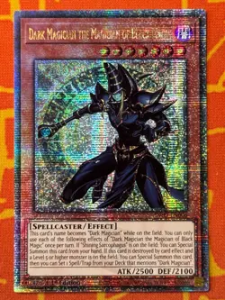 YUGIOH DARK MAGICIAN THE MAGICIAN OF BLACK MAGIC QUARTER CENTURY NM RA04-EN118 - Image 1