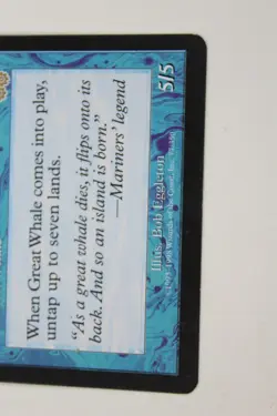 Magic: The Gathering Urza's Saga - Great Whale - Creature MTG card - Image 2