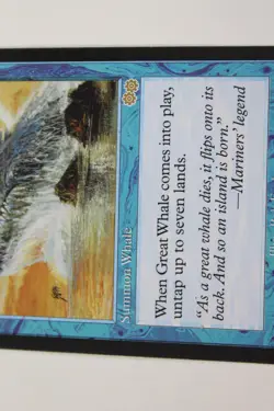 Magic: The Gathering Urza's Saga - Great Whale - Creature MTG card - Image 3