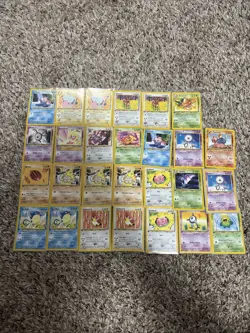 Pokemon 1st Edition Neo Revelation Non-Holo Lot All MP-NM 27 Cards In Total! 22 - Image 1