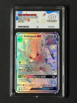 ACE 10 Golisopod GX SV48/SV94 Pokemon Card Hidden Fates Shiny Vault GEM MINT - Image 1