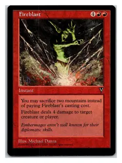 Visions Fireblast - MTG Card - Image 1