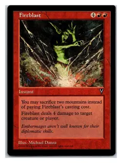 Visions Fireblast - MTG Card - Image 1