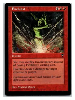 Visions Fireblast - MTG Card - Image 1