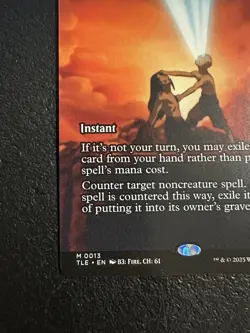 MTG Force of Negation Avatar: The Last Airbender Borderless (Non-Foil) NM Card - Image 4