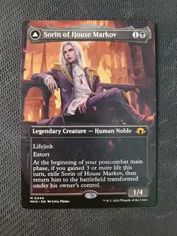 Sorin of House Markov (Borderless) Modern Horizons 3 Regular MTG NM Magic Card - Image 1