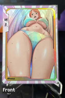 (Nami - One Piece) Waifu ACG Goddess Story Double Sided Sexy Collectable Card - Image 1
