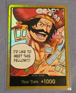One Piece TCG Gol.D.Roger GOLD DON!! Card (OP-13) English NM/M - Image 1