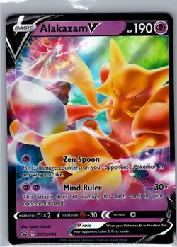 Alakazam V SWSH083 SWSH: Sword & Shield Promo Cards - Pokemon Card - NM - Image 1