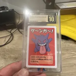 CGC 10 Pristine Gengar Old Maid Playing Cards 2019 Japanese Pokemon Card - Image 1