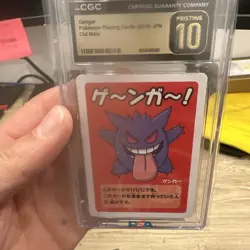CGC 10 Pristine Gengar Old Maid Playing Cards 2019 Japanese Pokemon Card - Image 5