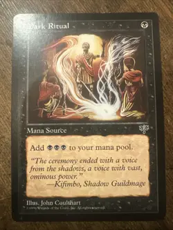 Dark Ritual Magic The Gathering MTG Card Mirage NM - Image 1