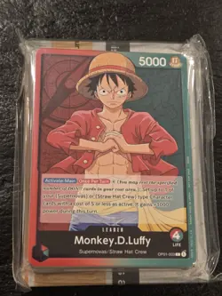 One Piece Card Game Monkey D. Luffy Demo Deck Original Sealed + Free Shipping - Image 1