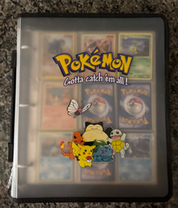 300+ Card Vintage Pokemon Binder Collection Lot - No Idea of the Value See Pics - Image 1