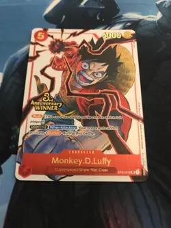 Monkey.D.Luffy - ST01-012 (3rd Anniversary Winner) - One Piece Promotion Cards - Image 4