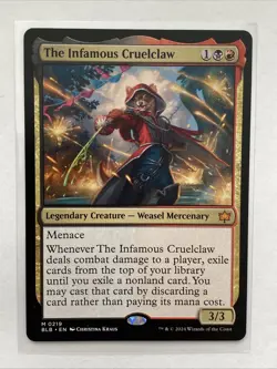 The Infamous Cruelclaw Bloomburrow Regular - Image 1