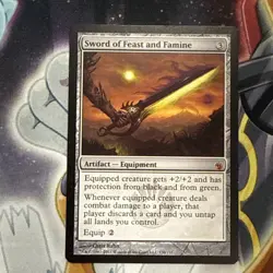 Sword of Feast and Famine Mirrodin Besieged MTG NM - Image 1