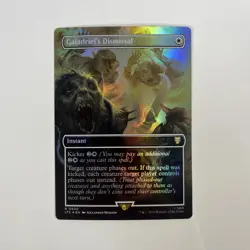 Galadriel's Dismissal Borderless Foil Commander The Lord Of The Rings MTG NM - Image 1