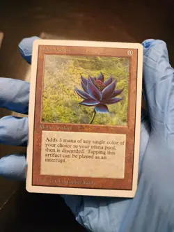 Black Lotus Magic: The Gathering MTG x1 Lightly Played Unlimited Edition English - Image 4