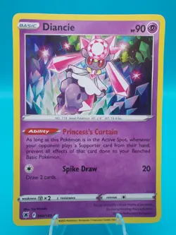 Diancie 068/189 Swsh10: Astral Radiance Pokemon TCG Holo Near Mint/Mint - Image 1