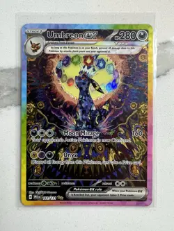 2025 Pokemon SV Prismatic Evolutions - PRE EN #161/131 Umbreon ex - Image 1