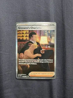 Pokemon TCG - Giovanni's Charisma - 204/165 SV 151 - Special Illustration Rare - Image 1