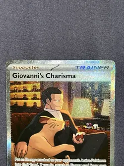 Pokemon TCG - Giovanni's Charisma - 204/165 SV 151 - Special Illustration Rare - Image 2