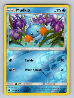 Mudkip (33) 33/168 Reverse Holo SM - Celestial Storm NM - LP Pokemon TCG - Image 1
