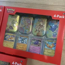 YOUR CHOICE Pokemon 151 Mini Tins 4 Pack Sam’s Club Exclusive SEALED - Image 3